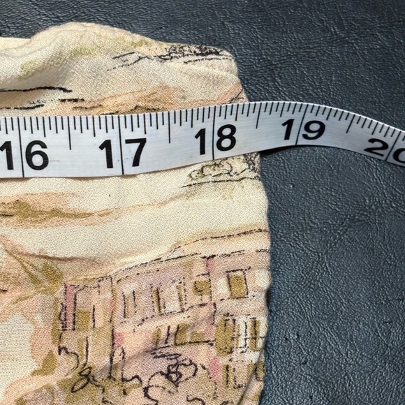 American Eagle Outfitters Brown and Cream Tie-Front Crop Camisole size L - Picture 9 of 12